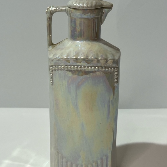 Lustreware 1950s Iridescent German Lusterware Porcelain Vinegar Decanter 2895 - Picture 9 of 14